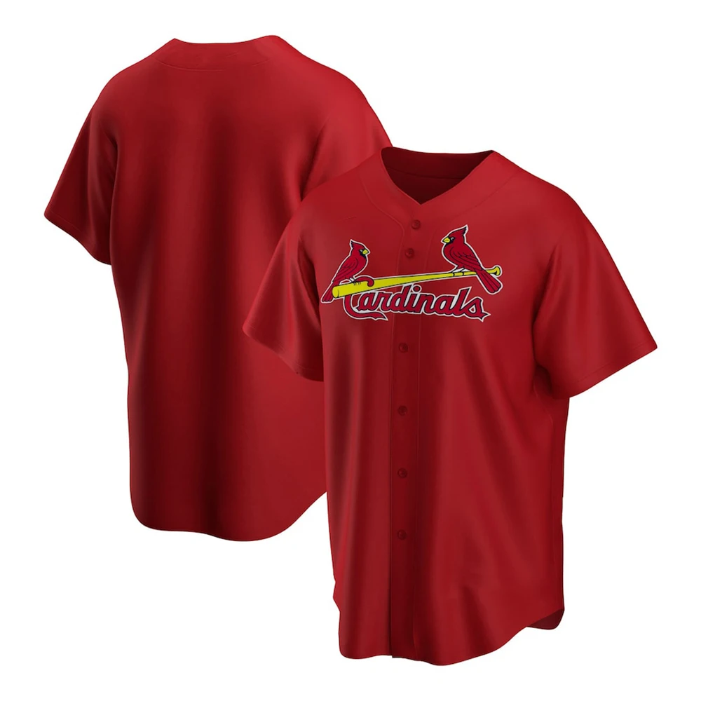 3d Printed Red St. Louis Cardinals Mesh Breathable Adult Men's T-Shirt Youth Children's Comprehensive Training Suit