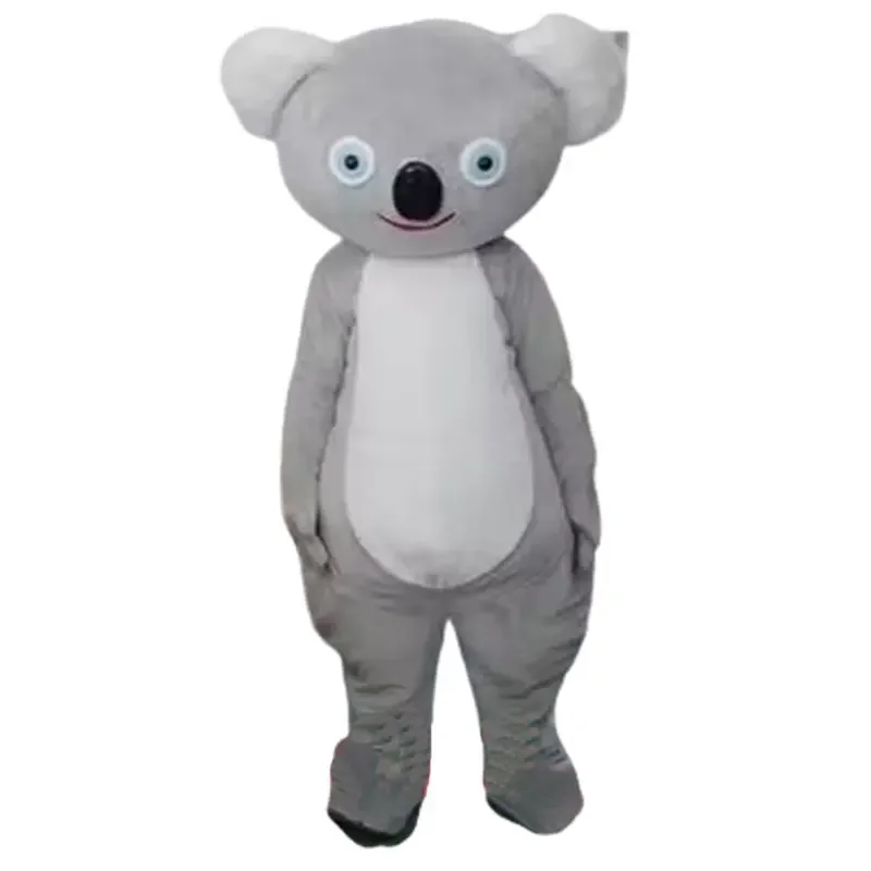 Plüsch Känguru Maskottchen Kostüm Koala Puppe Kleidung Niedlich Walking Cartoon Cosplay Leistung Kopfbedeckung Weihnachten Requisiten