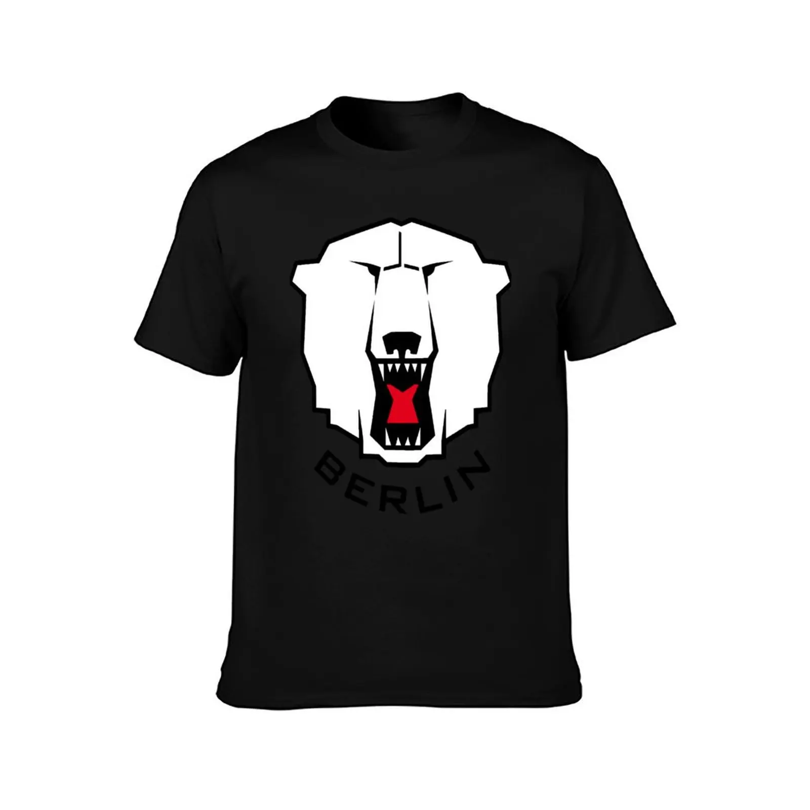Eisb?ren Berlin Hockey Classic T-Shirt Summer Casual Cotton Tee Oversized Streetwear Tops Vintage Graphic Print 100% Cotton