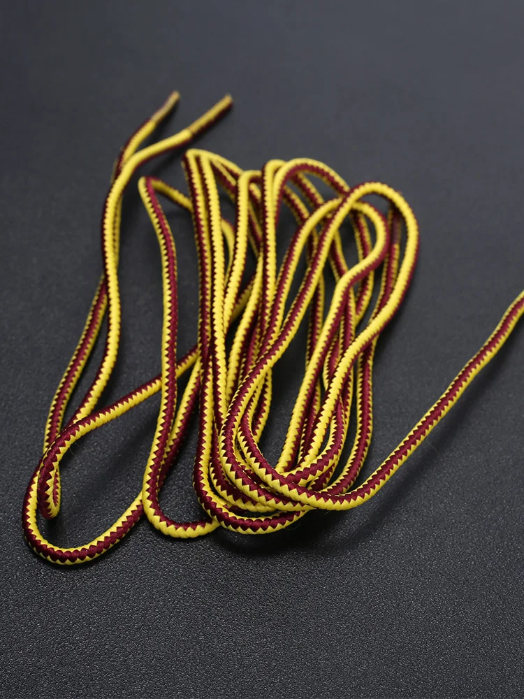 HIBERNICircular striped woven diameter 3mm martens lace casual shoe lace rope Applicable to Timberland