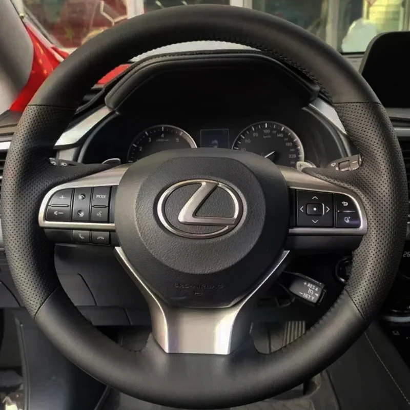 Braid Car Steering Wheel Cover For Lexus CT200 IS200t IS250 IS300 IS350 NX200 NX200t NX300 RC200 Steering Wrap Car Accessories