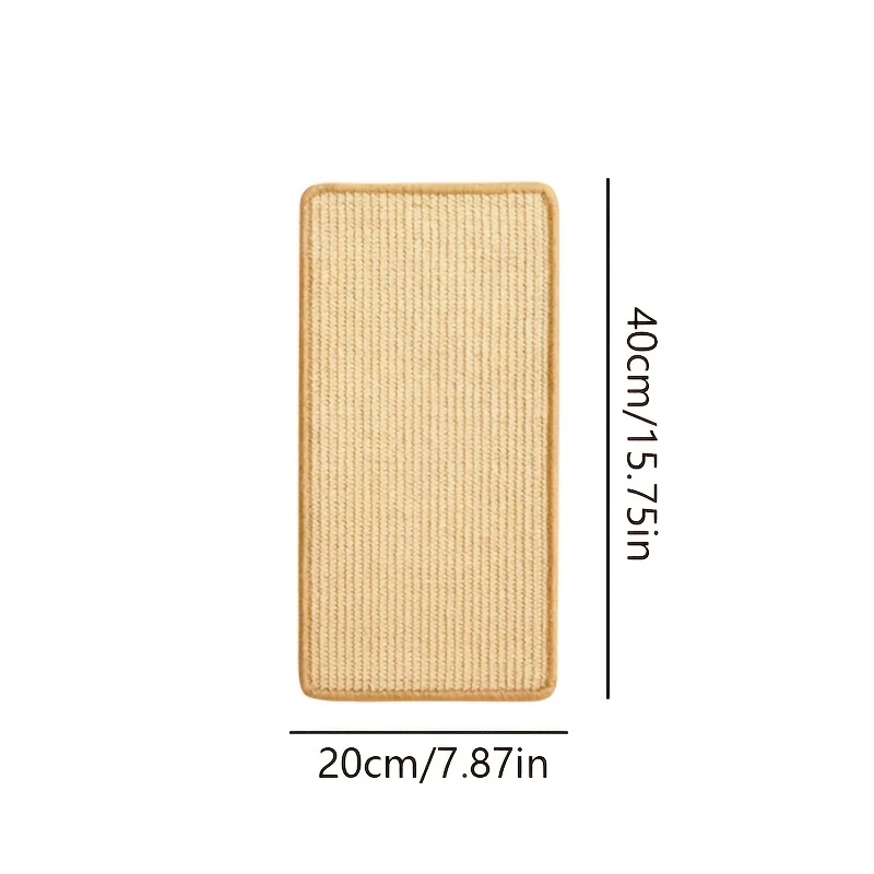 Robustes Sisal-Katzenkratzbrett – magischer unsichtbarer Kleber, Sofa-Sicherheitsdesign, mehrschichtige Sport- und Ruhebereiche, perfektes Geschenk für Haustiere – Detail 1