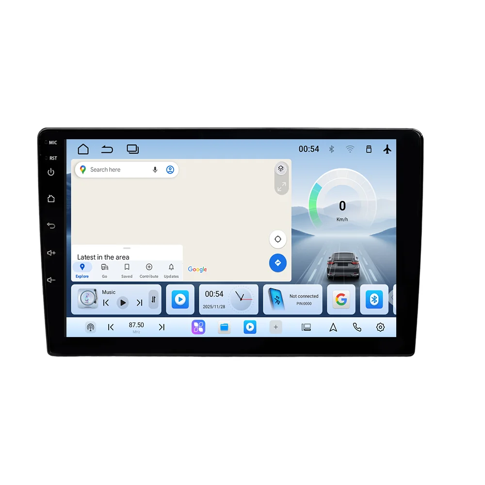 SL32 ASR8662 8core Android 15 Car Multimedia Player High-Power Car Radio Touch Ips Screen Display with 360 Dsp for Universal Car