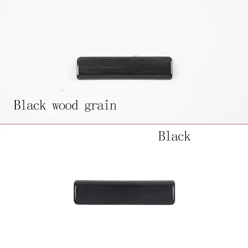 For Land Rover Discovery 4 LR4 2010-2016 ABS Black Wood Grain Car Dashboard Storage Box Switch Cover Sticker Car Accessories