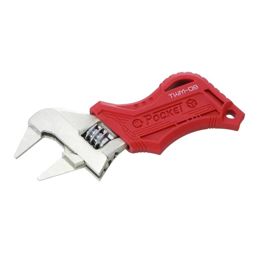 ENGINEER TWM-08 Mini Adjustable Wrench Stubby Adjustable Spanner with Super Slim 2mm Jaws, Length 110mm