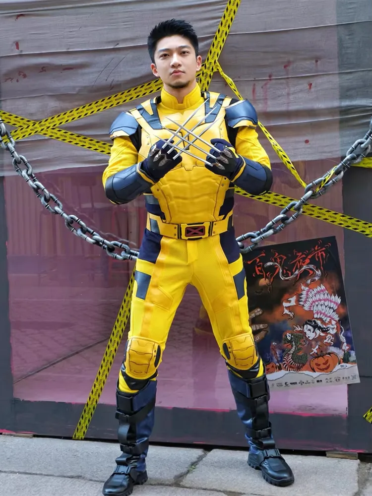 

Новый фильм Росомаринг косплей костюм комбинезон жилет перчатки пояс волчий коготь на выбор для мужчин на заказ