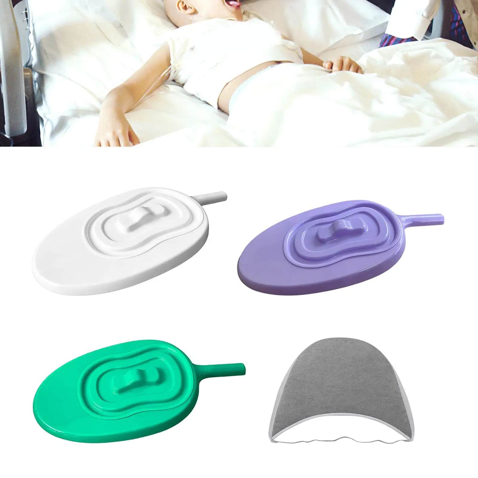

Heavy Duty Emergency Device Portable Bed Pan Nursing Urinal Bedridden Urinal for Elderly Men Women Personal Old Man Home