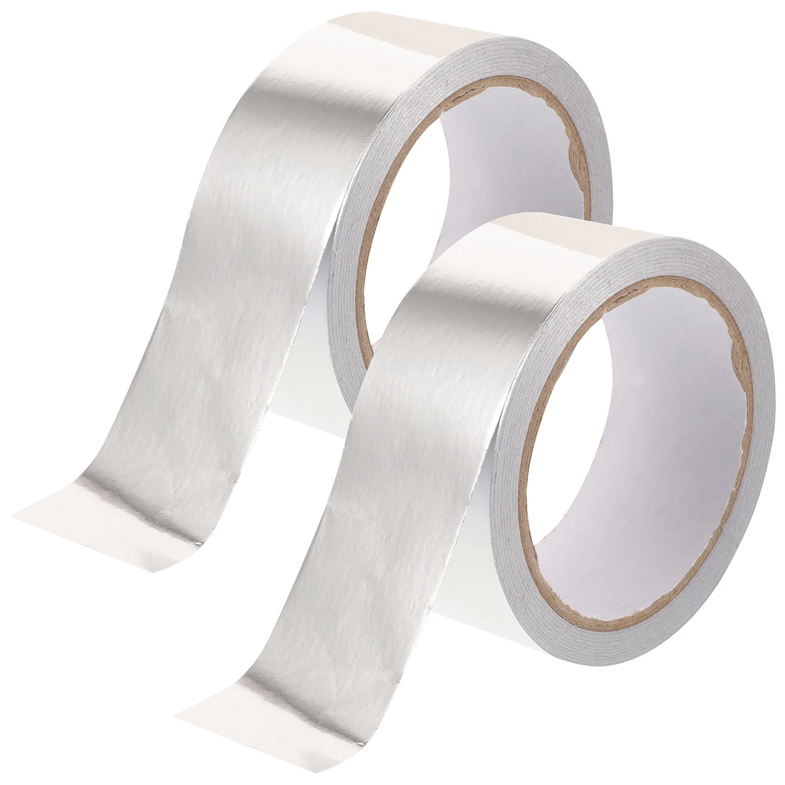 2 Rolls Insulated Aluminum Foil Duct Tape High Temperature for Sealing Metal Dryer Vent Insulation Patching Ductwork