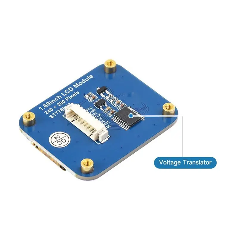 RISE- For Raspberry Pi 1.69 Inch IPS Display Color LCD 240 X 280 Resolution SPI Interface 262K Color Screen for Arduino STM32
