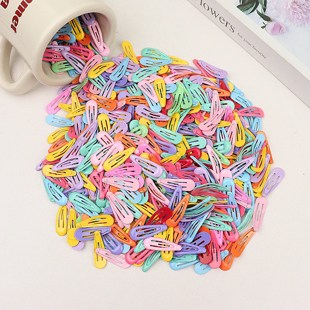 8Pcs Girls Hair Clips BB Candy Color Dripping Hair Clip Cute Princess Barrette Korean Hairpins Headdres Hair Accessories Jewelry