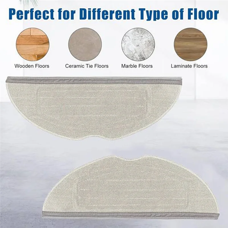 【Berserk】 тканевые подушечки для швабры для Dreame Mova S10/Trouver S10/Mova S10 Plus/Trouver S10 Plus, запасные части для пылесоса