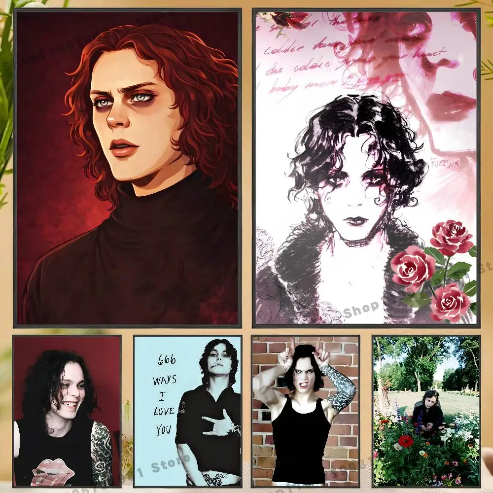 V-Ville V-Valo Poster Sticker Classic Art Painting for Home Bedroom Cafe Office Wall Decor