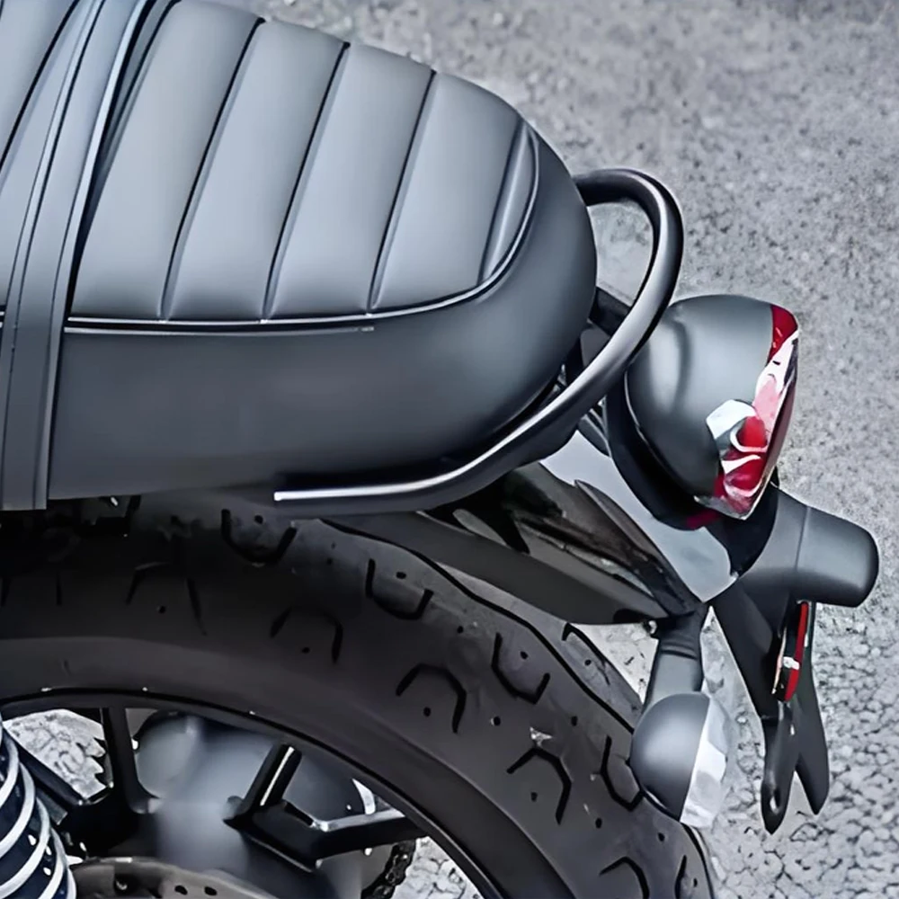 Fits Motorcycle 2016-2022 Triumph Street Twin 900 & 2023-2025 Speed Twin 900 Motorcycle Rear Passenger Grab Handle Black
