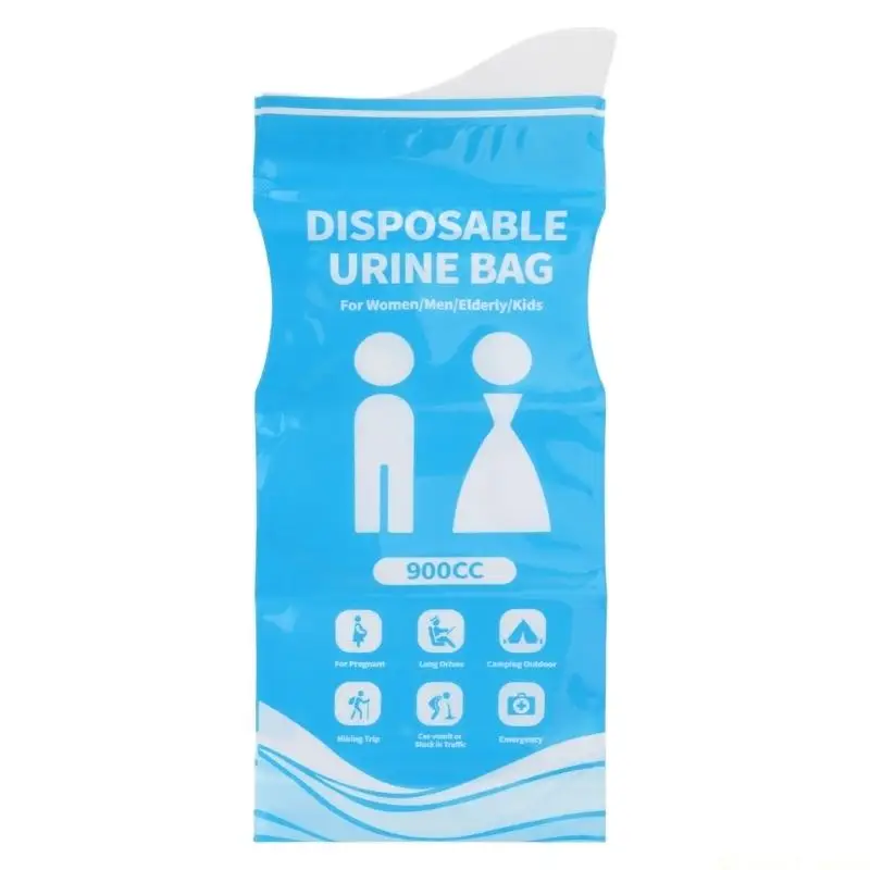 31BE Travel Emergencies Urinary Bag 850ml Large Capacity Leak Proof Urinary Bag
