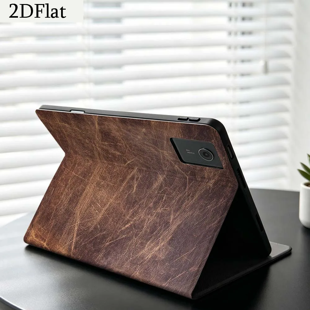Brown Vintage Texture Gift For Lenovo Xiaoxin Pad Pro Tab K11 K10 Y900 3rd Y700 P11 P12 11.5 12.7 8.8 Inch Tablet Case