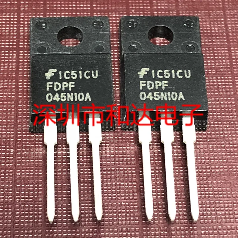 10 buah FDPF045N10A F 100V 67A
