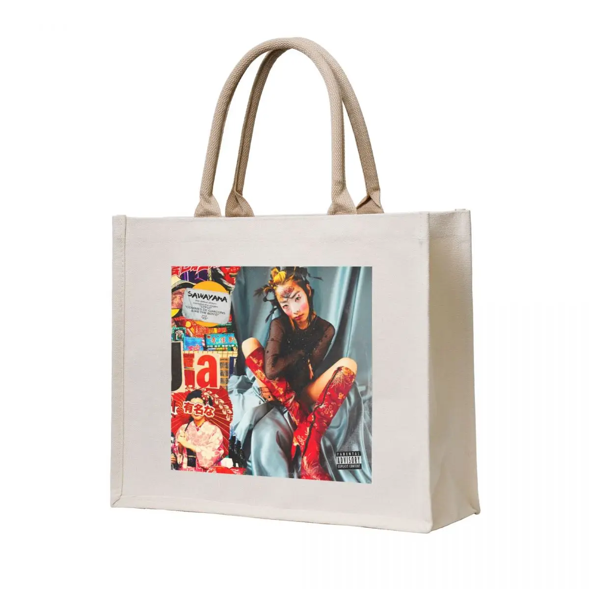 

Rina Sawayama - Sawayama [art edit] Tote Bag Canvas great bag custom tote bag tote bags men