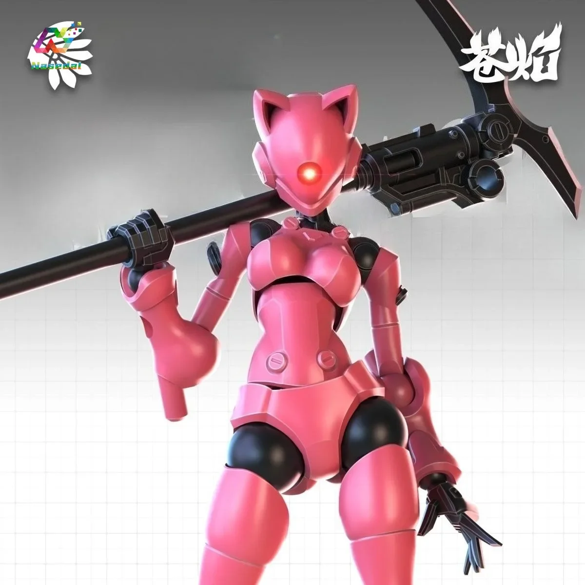 SHEIK MAINLAND 3MIN PROJECT A Swift Female Mutant 3,75 Zoll Super bewegliche, hochdetaillierte Actionfigur zum Selberbauen, 1 Stück, ohne Box – Detail 21