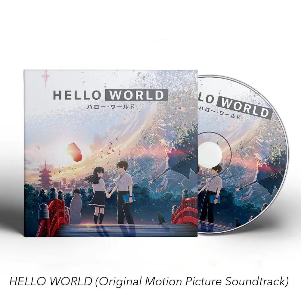 Anime HELLO WORLD OKAMOTO'S Music CD Greatest Hits OST Album Music Record Cosplay Walkman Car Soundtracks Box Party Music Gifts