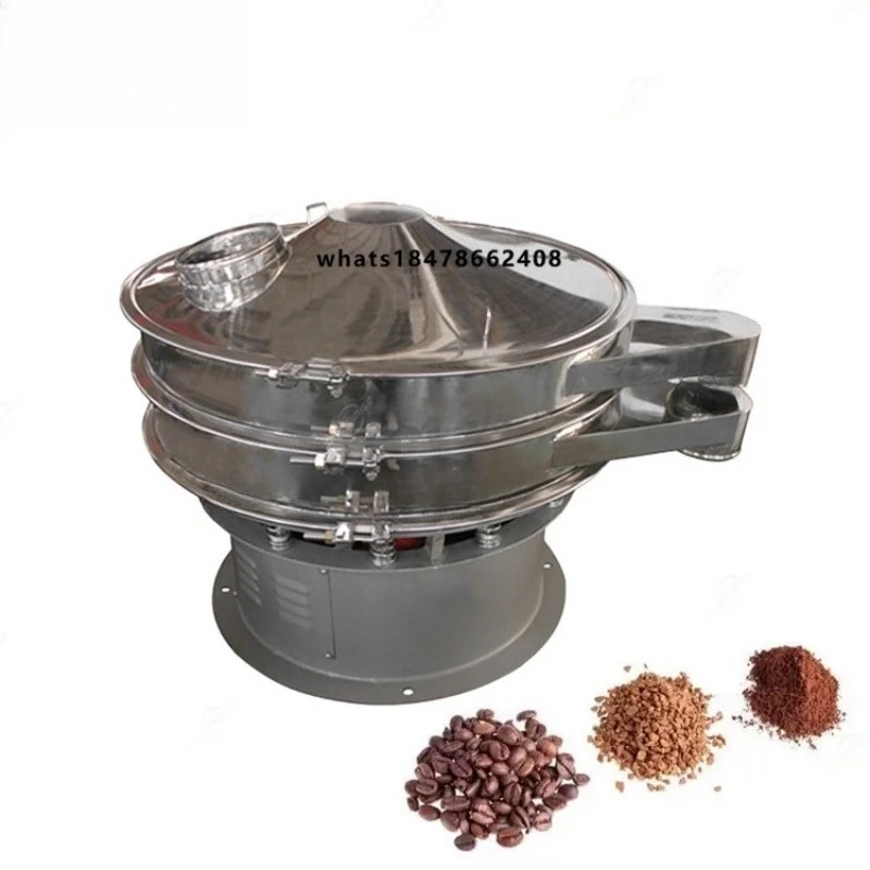 CE Certified Stainless Steel Sieve Sifter Shaker Filter Seed Grain Bean Granule Powder Separator Rotary Vibrating Screen Machine