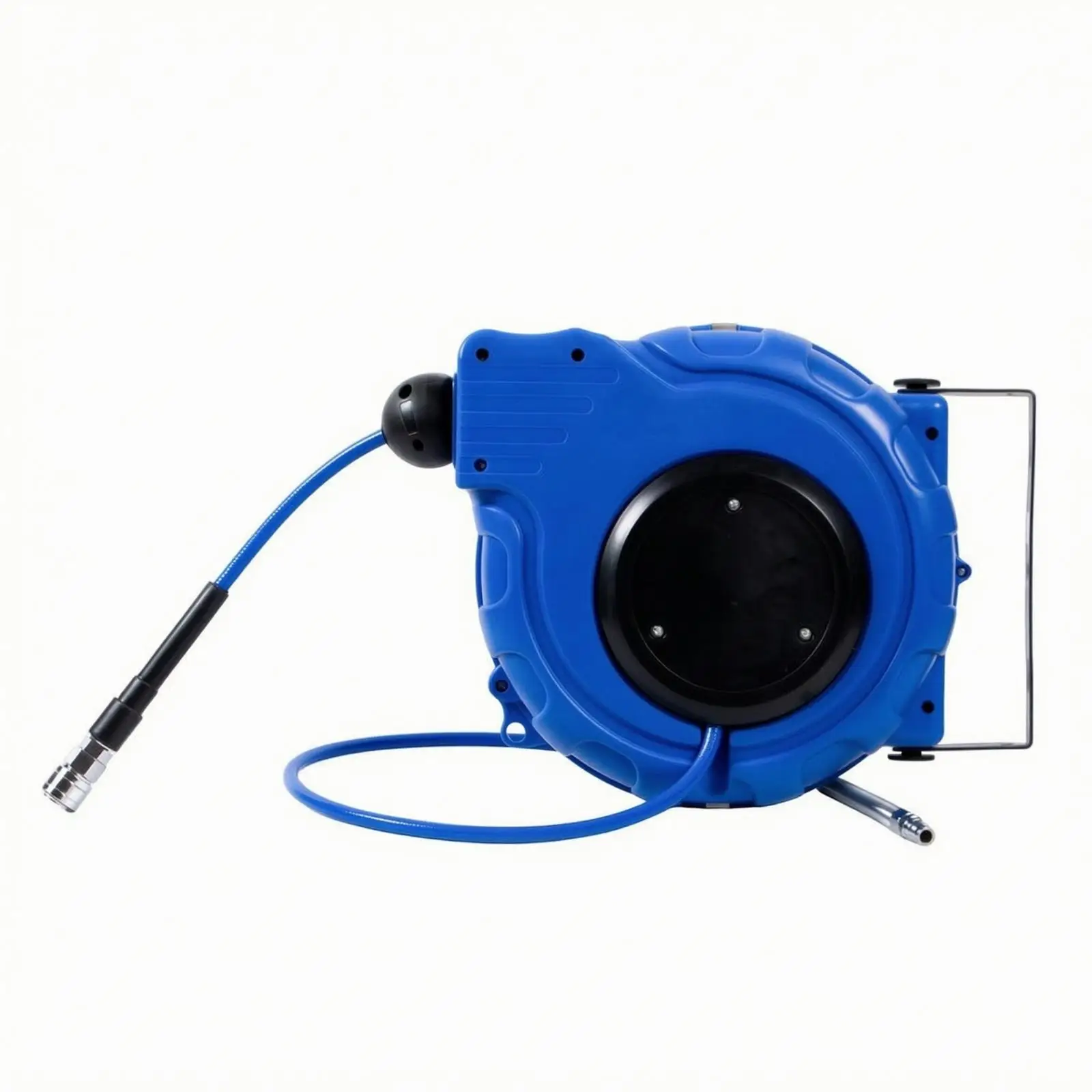 Retractable Air Hose Reel Wall Mount Swivel Bracket PP Plastic for Automotive Workshop Pneumatic Tools Air Compressor Storage