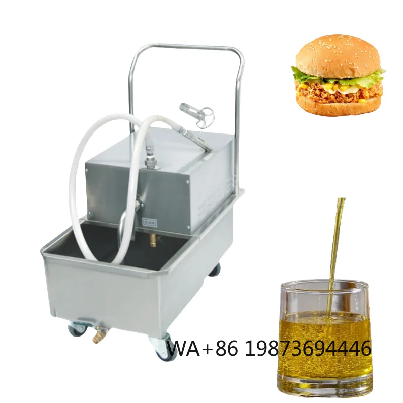 New Electric Oil Filter Machine, High Productivity Frying Oil Purification Equipment