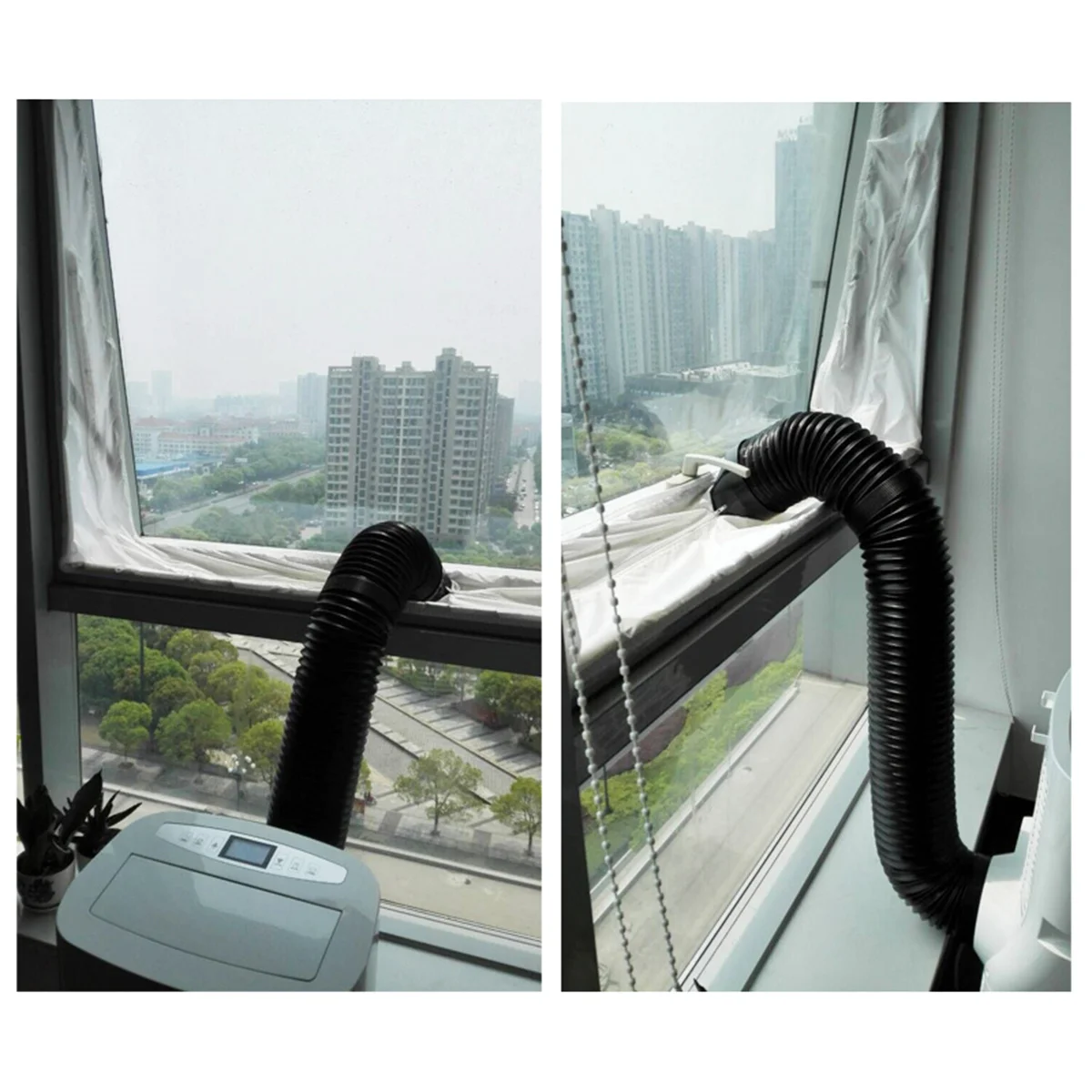 1Set Cloth for Push Pull Door Installation Easy Fit Window Sealing Energy Efficient Cooling Solution