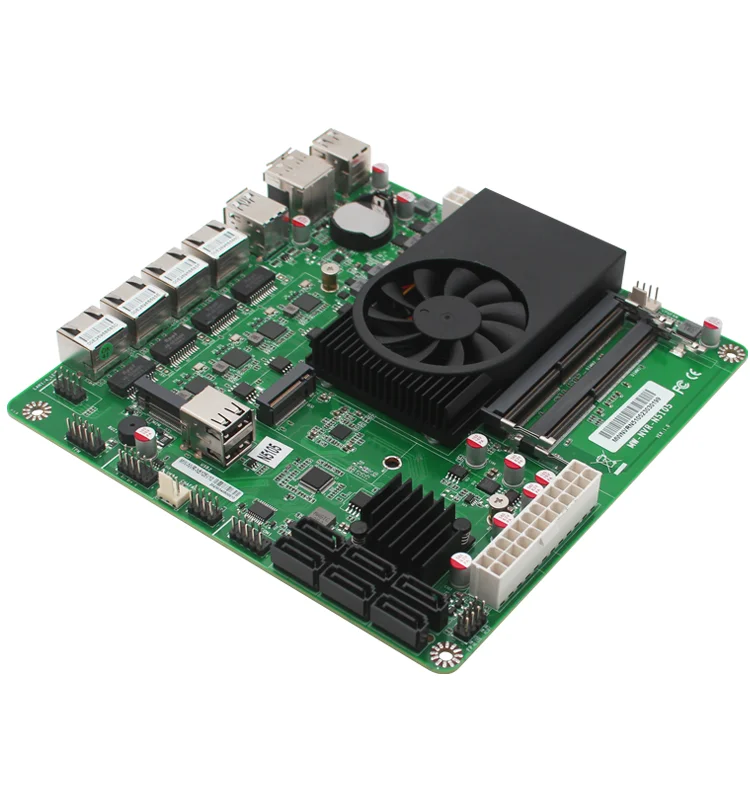 MW-NVR-N5105 Soft Route Nas Main Board 4 2.5g Network Ports 6 Sata Interface Industrial Control Computer Main Board