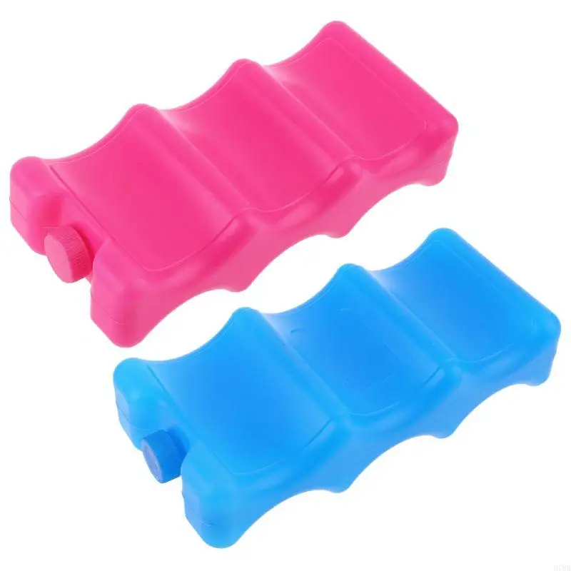 37MB Gel Freezer Ice Blocks for Picnic Travel Lunch Reusable Cool Cooler Pack Bag