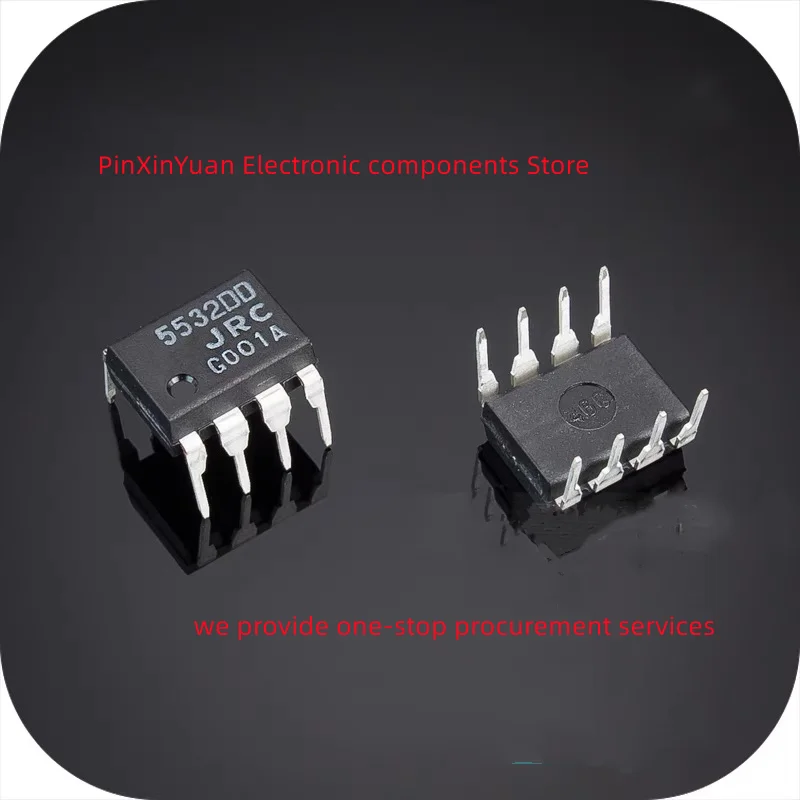 5PCS/LOT New original 5532DD JRC5532DD NJM5532DD 5532D JRC5532D NJM5532D 5532 DIP-8 Two-way operational amplifier In stock