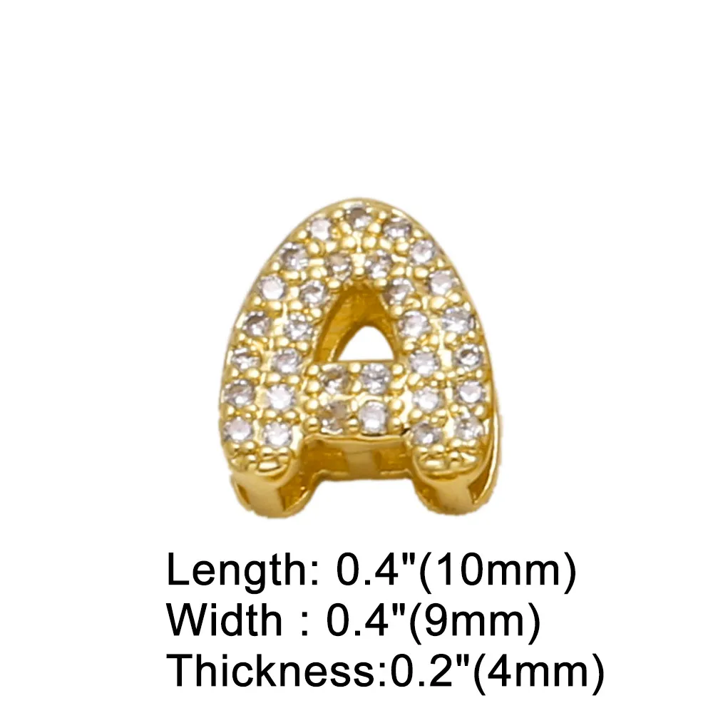 Small Full Crystal 26 Letters Necklaces for Women Copper Gold Plated Custom Name Necklaces Initial Jewelry Gifts nken39