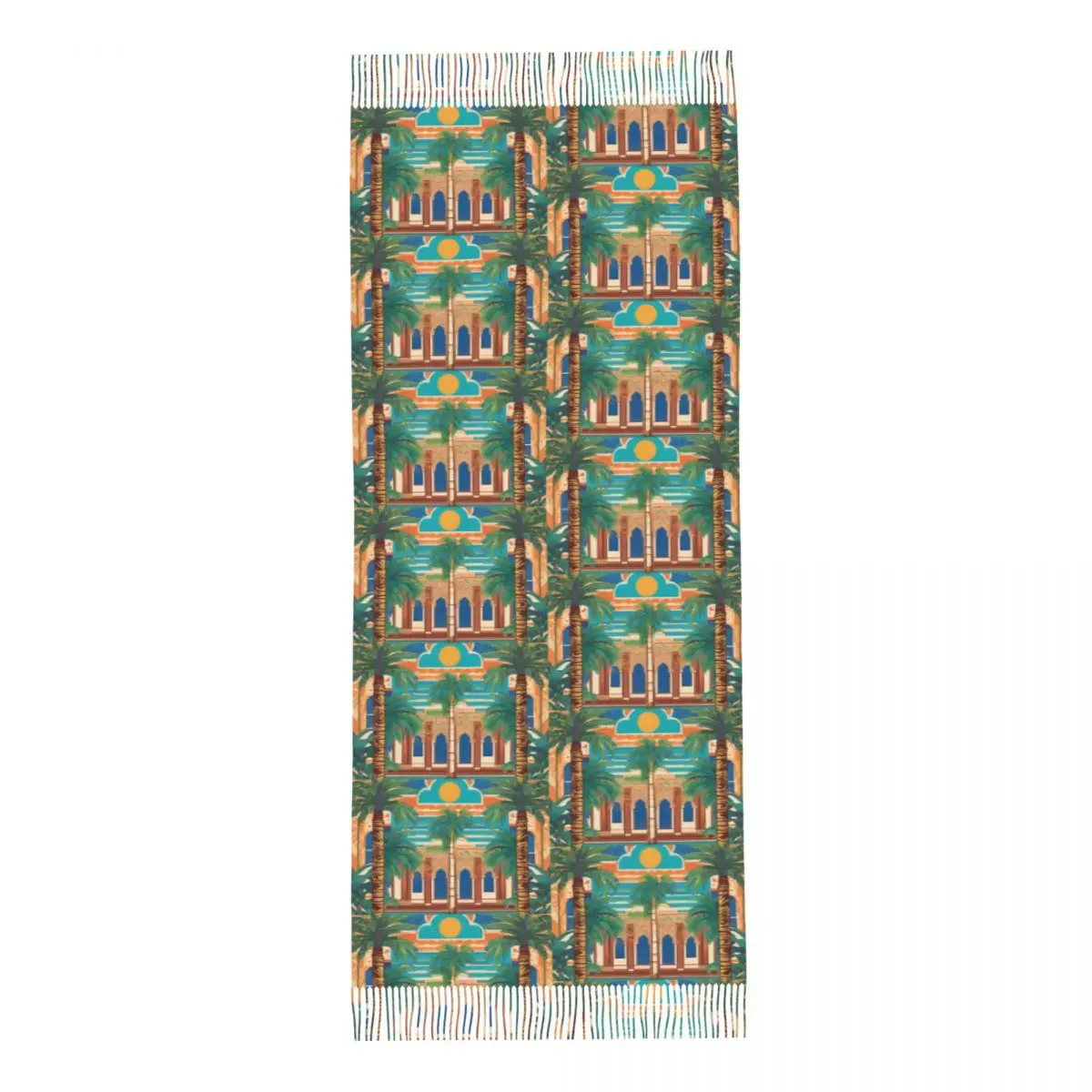 Palace Entrance Scarf Tassel Scarves for Women Soft Warm Shawls and Wraps Long Fall Winter Shawl Wrap