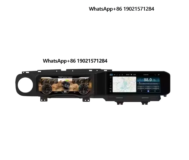 

New Dual Screen for Jeep Wrangler 2018-2023 Speedometer Digital Instrument Cluster Car Dashboard LCD Display CAR Radio