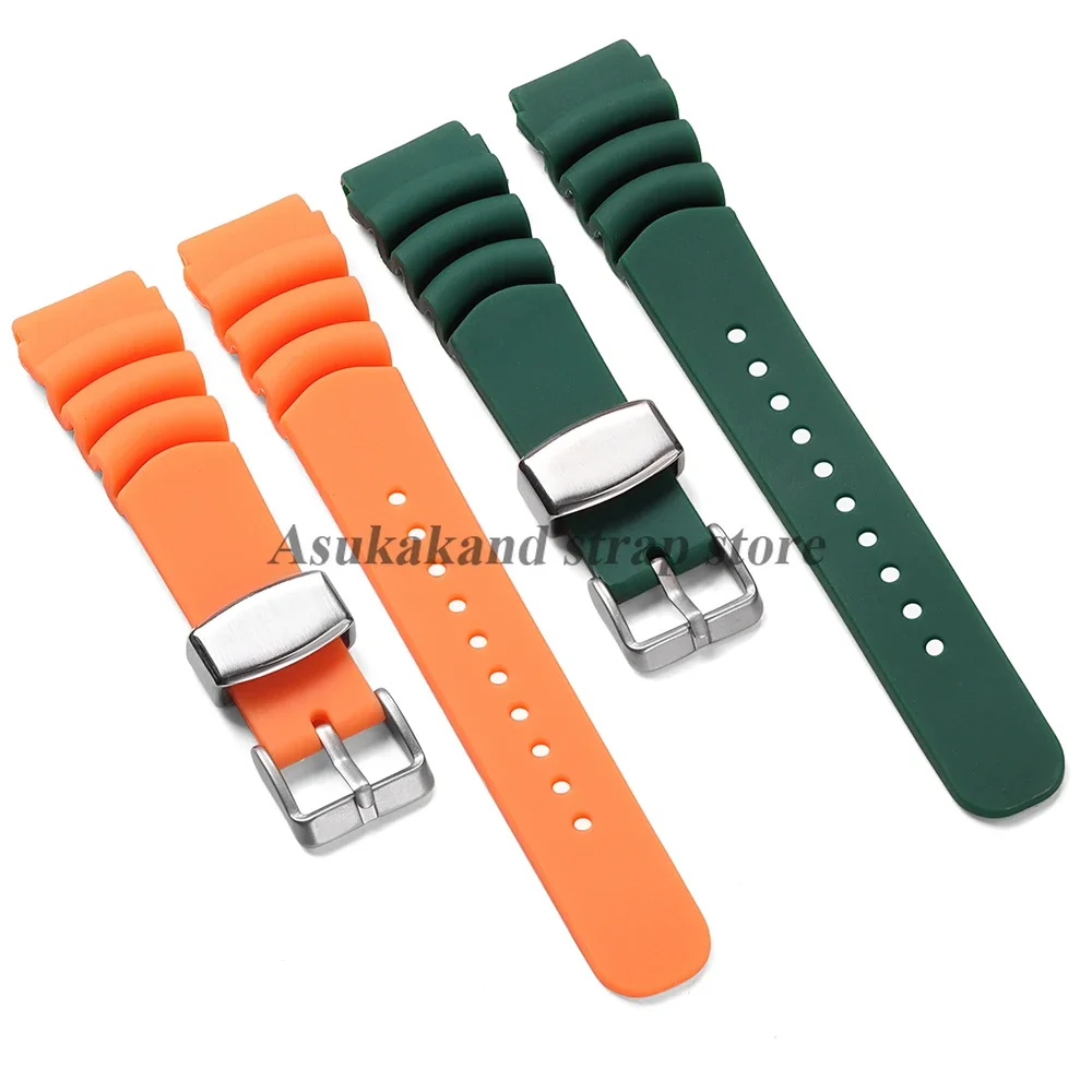 Silicone Watch Strap for Seiko SKX007 009 Diving 007 Abalone Canned 20mm 22mm Men's Sport Watchband Waterproof Diving Bracelets view 5