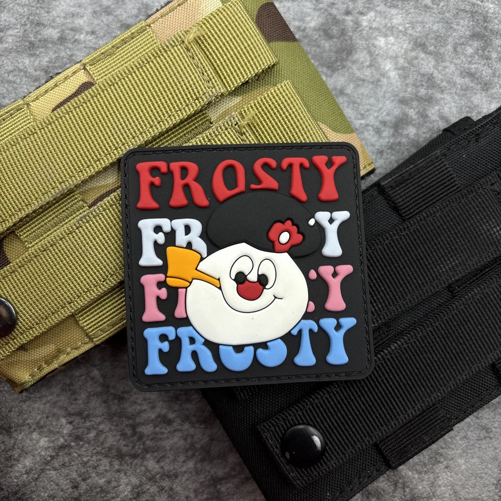A Cute Snowman Pattern Pvc Pat - огляд і ціна Embroidery Effect