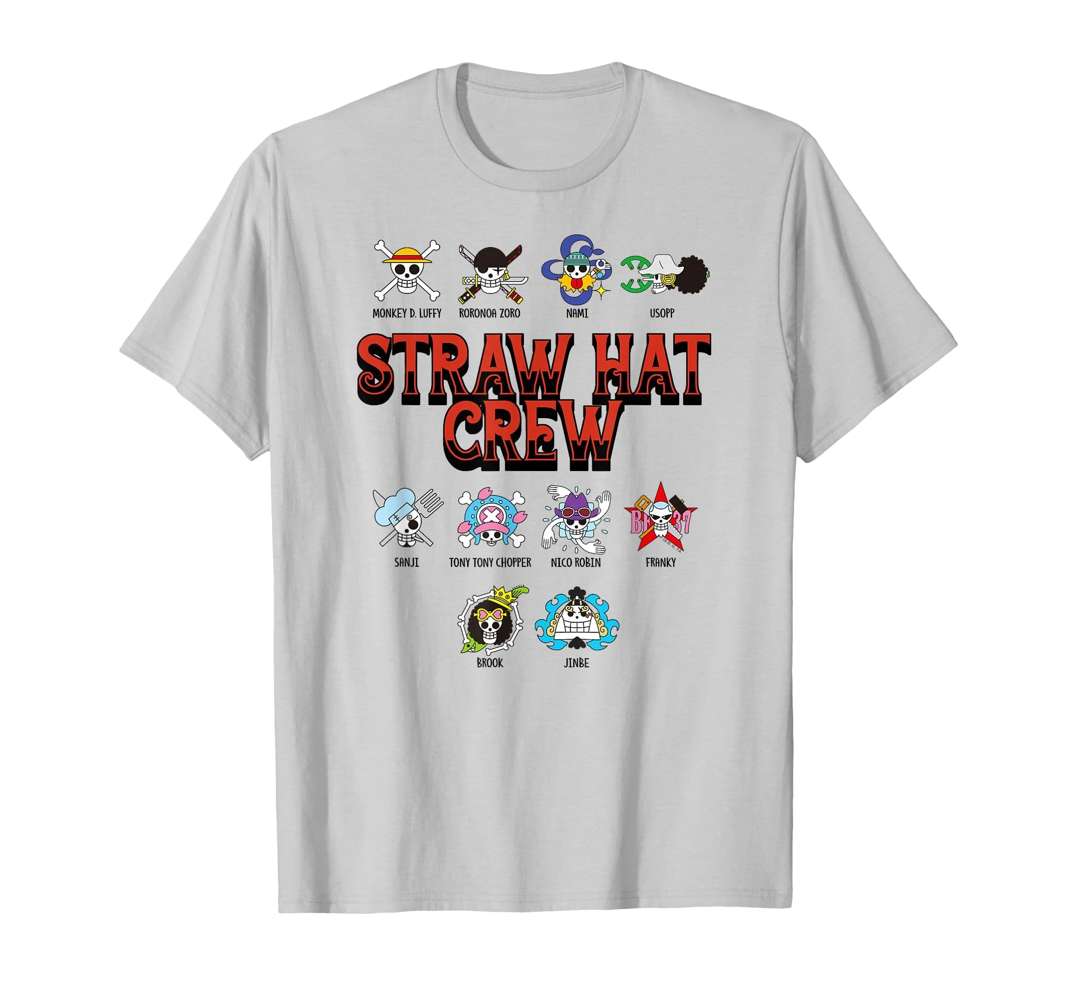 2026 Sommer ONE PIECE Anime Jolly Roger Bedrucktes Lockeres Kurzarm-T-Shirt aus Reiner Baumwolle für Kinder Trendiges Unisex Casual Y2k Loose-Fit