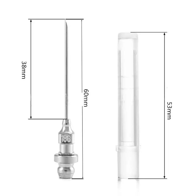 7 шт., набор игольчатых аксессуаров для стального смазочного пистолета, инструмент для ремонта сопла дозатора смазки высокого давления