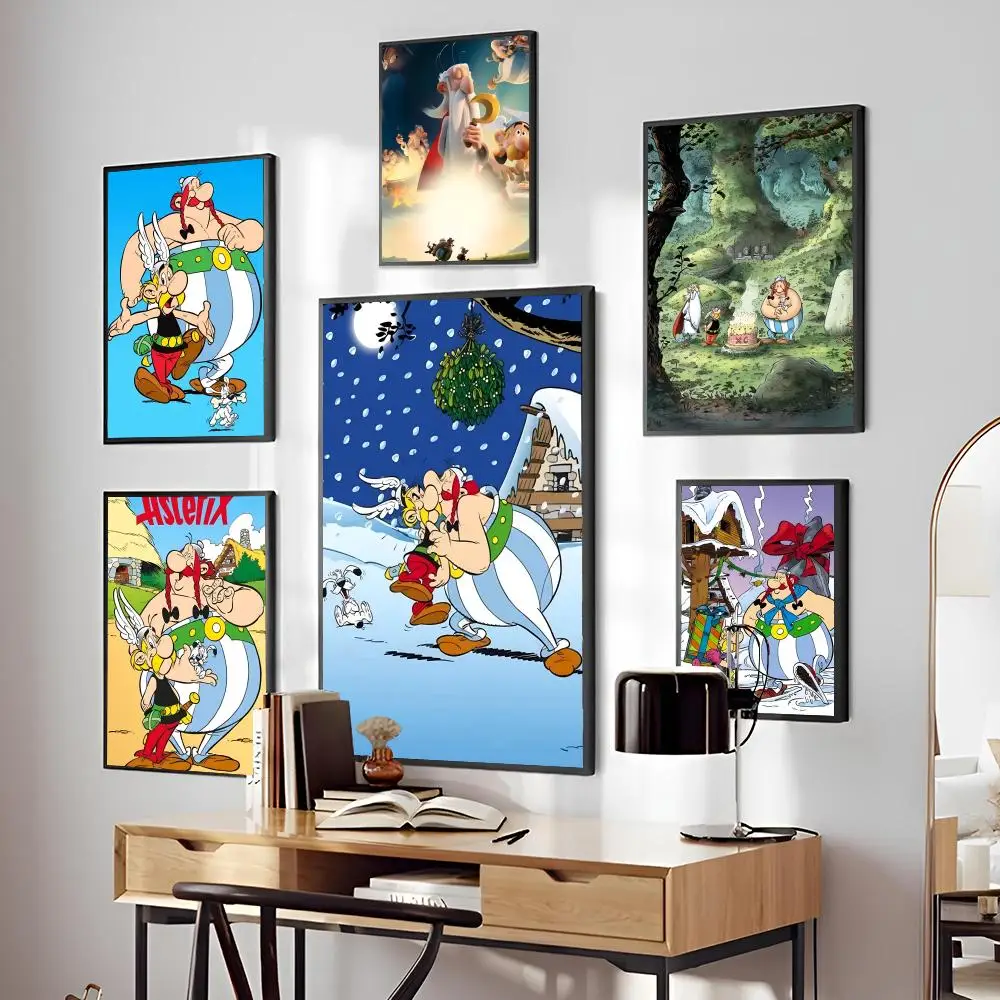 Asterix Et Obelix Manga Poster Paper Print Home Living Room Bedroom Entrance Bar Cafe Art Painting Decoration