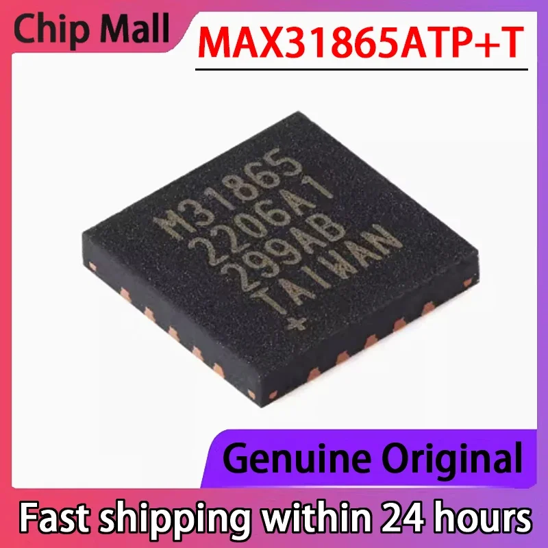 

2PCS NEW MAX31865ATP+T M31865 QFN20 RTD Digital Converter Chip in Stock