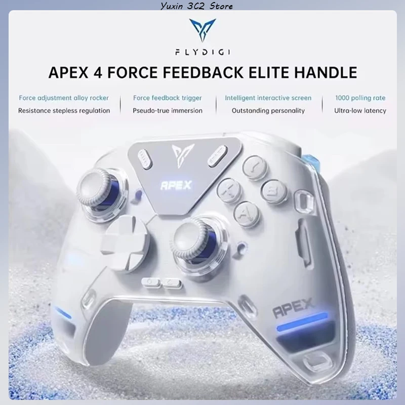 

FLYDIGI Apex 4 Wireless Gaming Controller Precision Control Immersive Vibration Pc Suporte Switch Mobile Black Myth: Wukong Gift