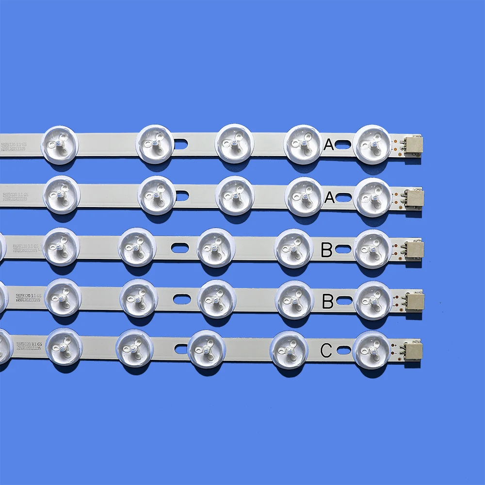 Neue led hintergrund beleuchtung streifen 40 "39" ndv rev 1,0 abc für toshiba 40 l3433dg 40 l3453db VES390UNDC-01 VES400UNDS-01 VES400UNDS-02 40 fhd1