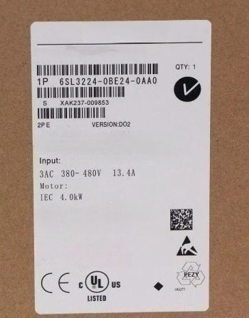 Brand New Automatic Inverter 6SL3224-0BE24-0AA0 Central Processor Programmable Logic Controller 6SL3224-0BE24-0AA0 Fast Delivery