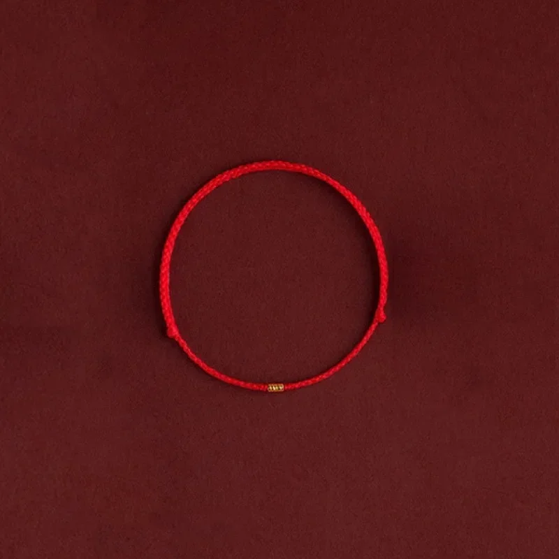 

Браслет из серебра 925 пробы с бусинами и красной нитью на удачу для женщин и пар, изысканные ювелирные украшения, минималистичные аксессуары, оптом