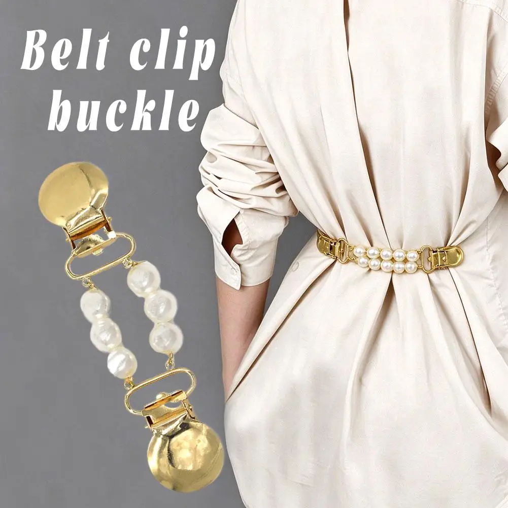 Chain Sweater Clip Anti Slip Brooch Women Elegant Scarf Buckle Shawl Fastener Versatile Clothing Accessory Dress Decor Pin Gift