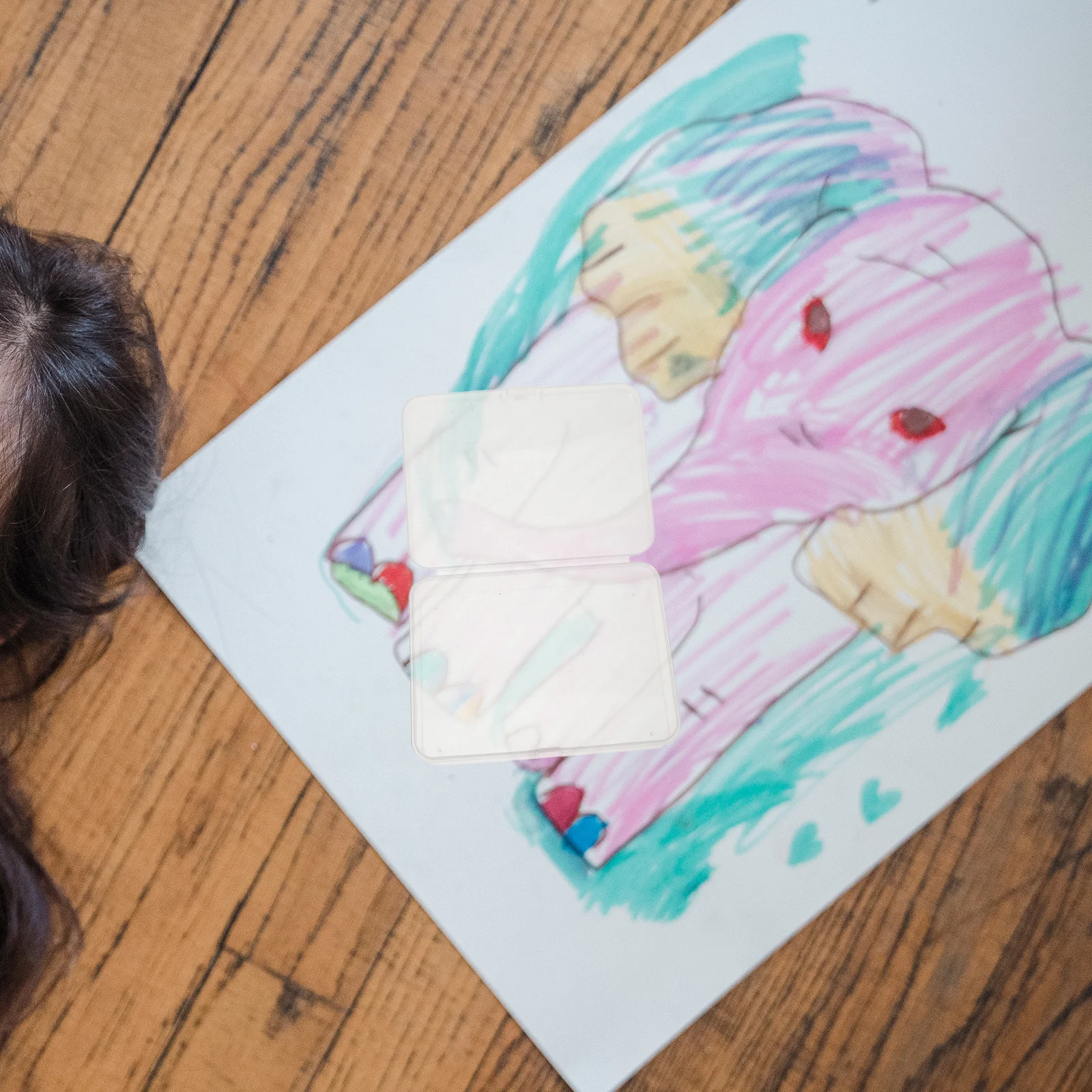 

24Pcs Transparent Crayon Containers Stackable Plastic Boxes with Lids Clear Small Crayon Case Storage Organizer for Classroom