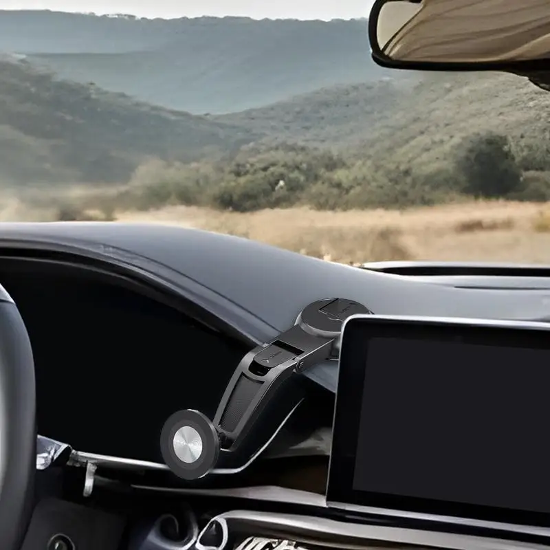

Car Magnet Phone Mount Strong Magnets Stand Phone Mount Suction Cup 360 Degree Rotation Cellphone Stand Travel Accessories For