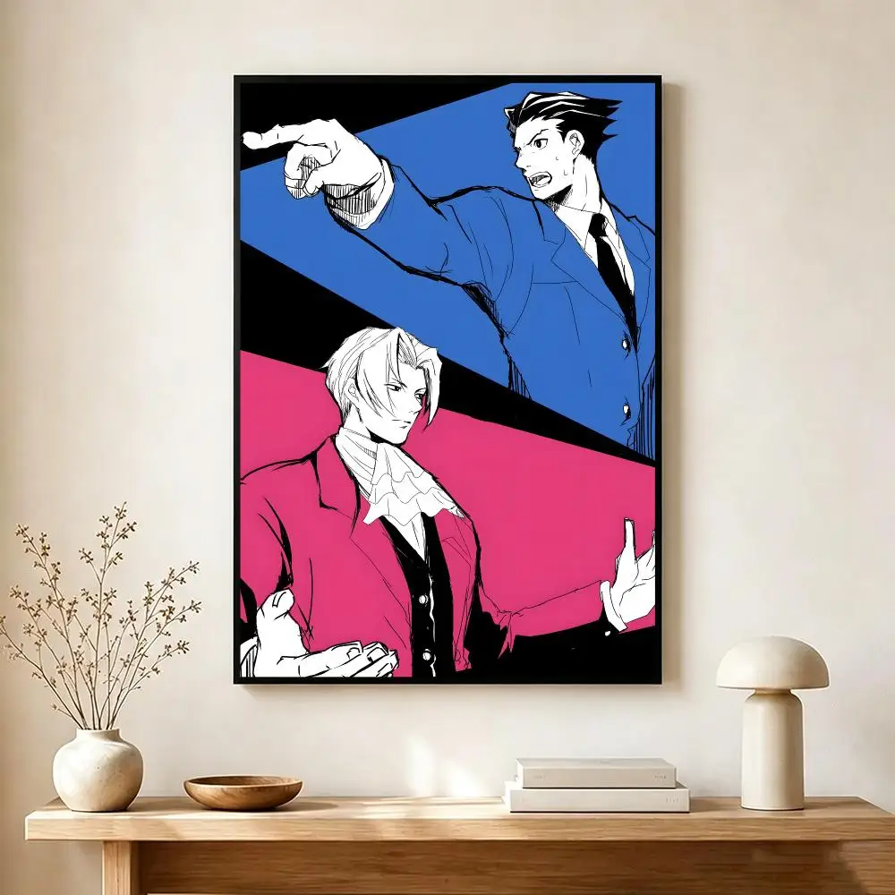 witty game A-Ace Attorney Poster Modern Home Decoration Interior Design & Contemporary Wall Art Collection