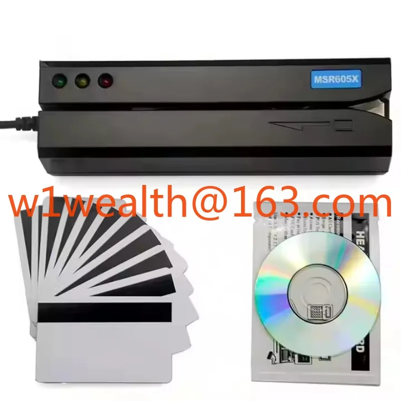 MSR605X Programmable, Universal Serial Bus ISO7811-6 Format Card Consumer Electronics