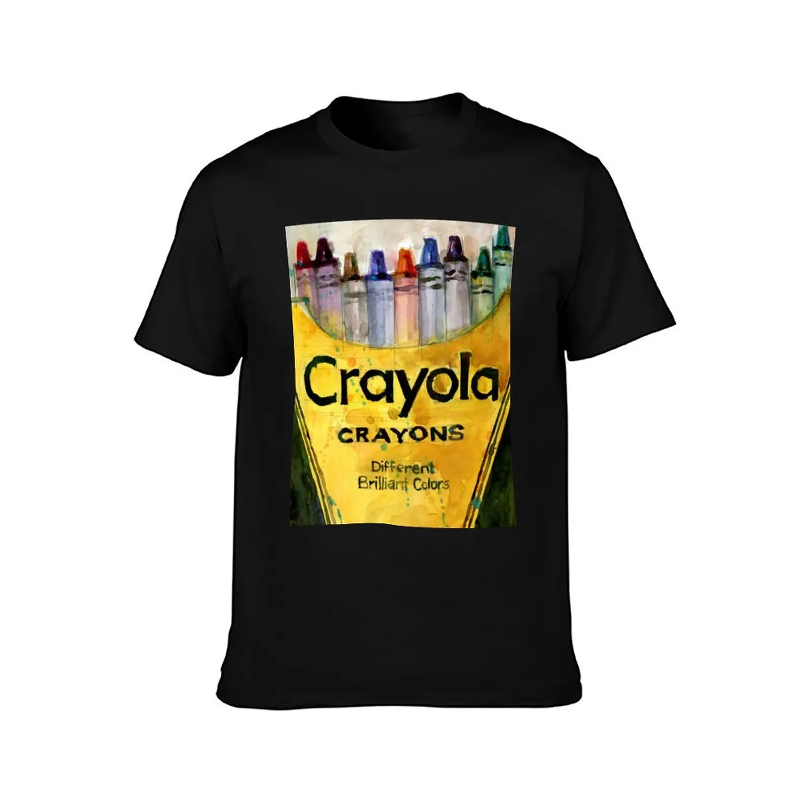 Crayons T-Shirt Work Style Casual T-Shirt