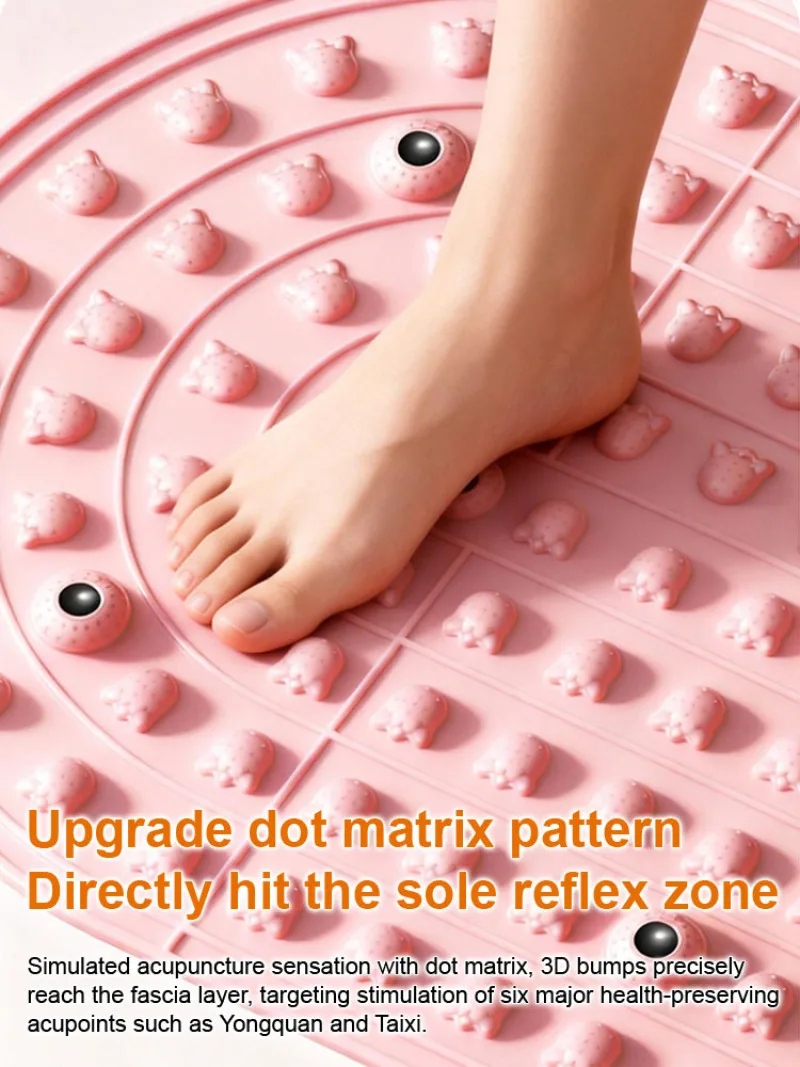 Sole Massage Mat Foot Pad / Soft Hard Combination Home Use Pressing For Standing Workers Indoor Outdoor Unisex